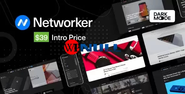 Networker v1.1.4 – Tech News WordPress Theme with Dark Mode