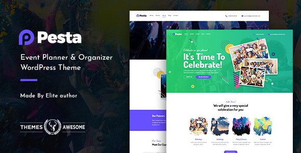 Pesta v1.4 – Event Planner & Organizer WordPress Theme