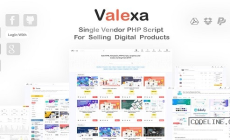 Valexa v1.2.1 – PHP Script For Selling Digital Products And Digital Downloads