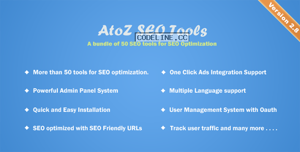 AtoZ SEO Tools v2.8 – Search Engine Optimization Tools