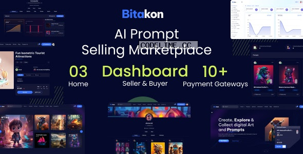 Bitakon v1.0.4 – AI Prompt Buy Selling Marketplace (Multi Seller) –