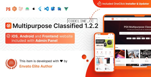 PSX v1.2.2 – Multipurpose Classified Flutter App with Frontend and Admin Panel