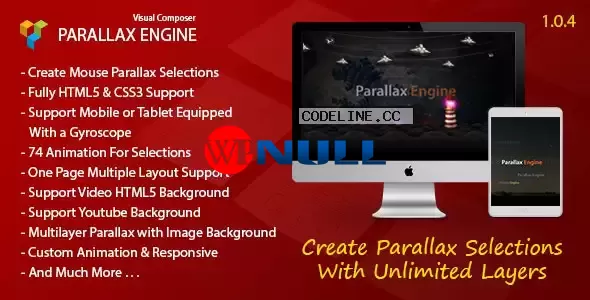 Parallax Engine v1.0.4 – Addon For Visual Composer