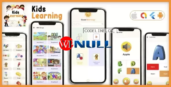 Kids learning App – kids all in one learning flutter app -Flutter Android & iOS App -V2