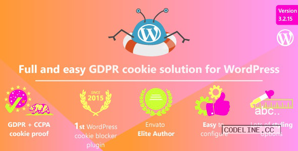 WeePie Cookie Allow v3.2.15 – Easy & Complete Cookie Consent