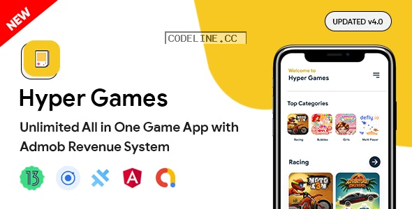 Hyper Games v4.0.0 – All in One Game App