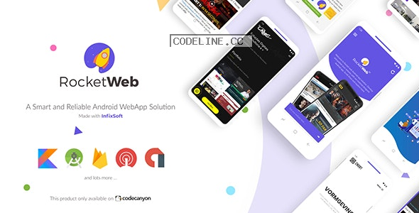 RocketWeb v1.4.9 – Configurable Android WebView App Template