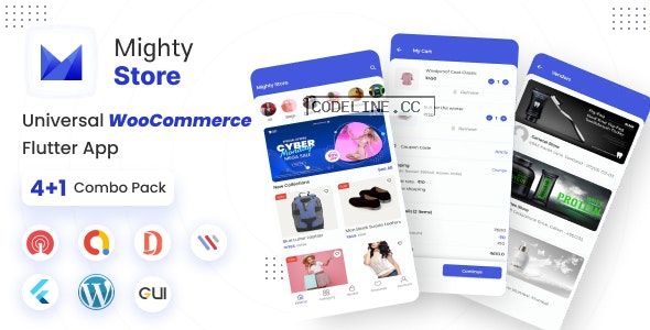 MightyStore Dokan Multi Vendor v18.0 – Flutter E-commerce Full App