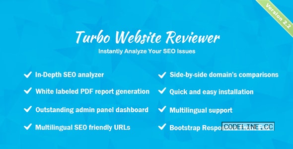 Turbo Website Reviewer v2.2 – In-depth SEO Analysis Tool