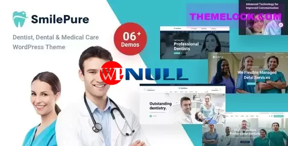 SmilePure v1.3.2 – Dental & Medical Care WordPress Theme