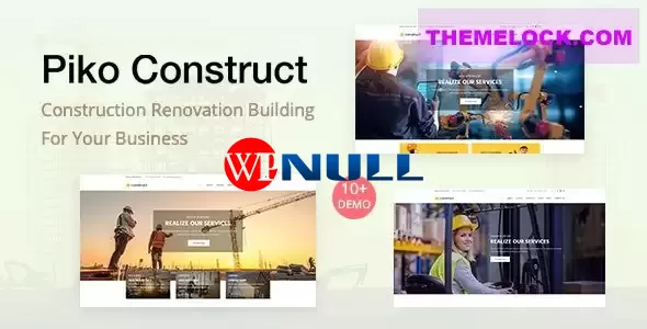 Piko-construct v2.6 – Construction WordPress Theme