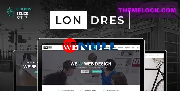 Londres v1.9.1 – Stylish Multi-Concept WordPress Theme