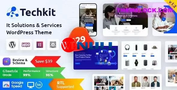 Techkit v1.4 – Technology & IT Solutions WordPress Theme
