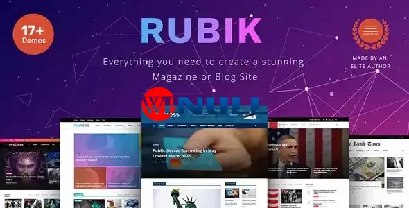 Rubik v2.3 – A Perfect Theme for Blog Magazine Website