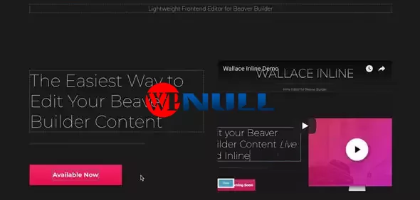 Wallace Inline v2.2.19 – Front-end editor for Beaver Builder