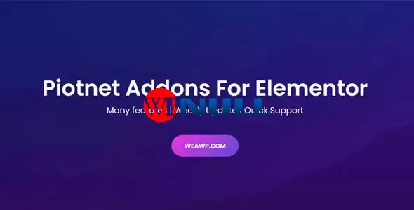 Piotnet Addons Pro For Elementor v6.3.4.6