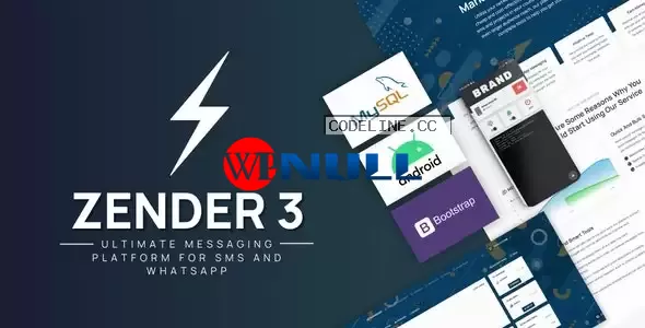 Zender v3.3 – Ultimate Messaging Platform for SMS, WhatsApp & use Android Devices as SMS Gateways (SaaS)