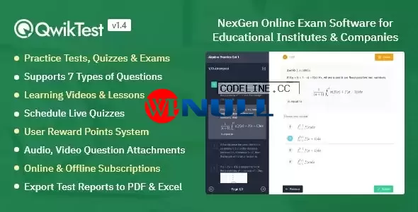 QwikTest v1.4.1 – NexGen Online Exam & Quiz Software