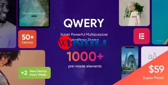 Qwery v1.4.0 – Multi-Purpose Business WordPress Theme + RTL
