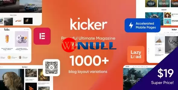Kicker v1.3.4.7 – Multipurpose Blog Magazine WordPress Theme + Gutenberg
