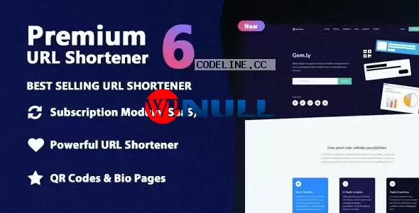 Premium URL Shortener v6.6.3 – Link Shortener, Bio Pages & QR Codes