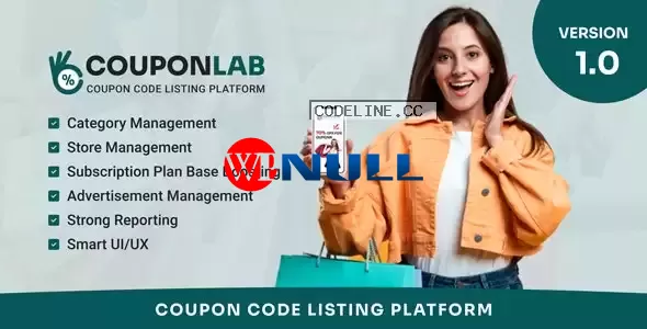 CouponLab v1.0 – Coupon Code Listing Platform
