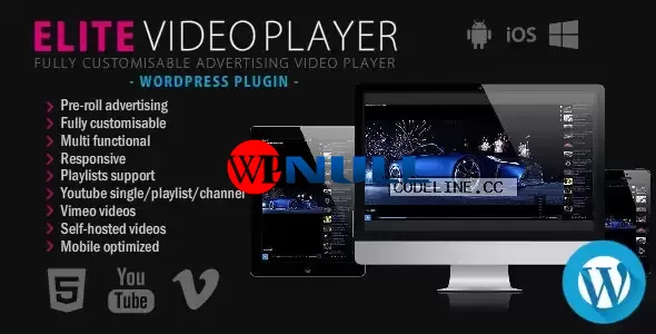 Elite Video Player v6.4 – WordPress plugin
