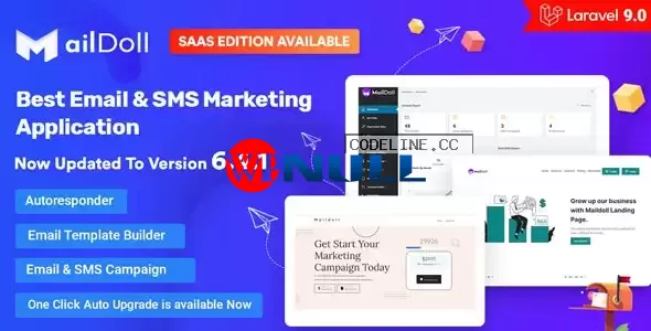 Maildoll v6.5.0 – Email Marketing & SMS Marketing SaaS Application