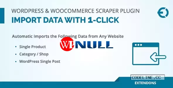 WordPress & WooCommerce Scraper Plugin v1.0.1 – Import Data from Any Site