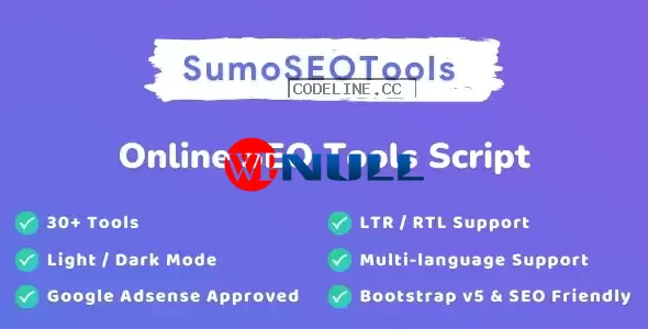 SumoSEOTools v1.0.1 – Online SEO Tools Script