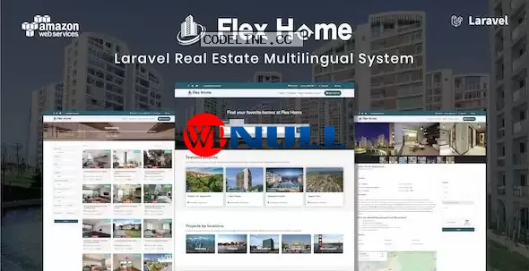 Flex Home v2.37.1 – Laravel Real Estate Multilingual System