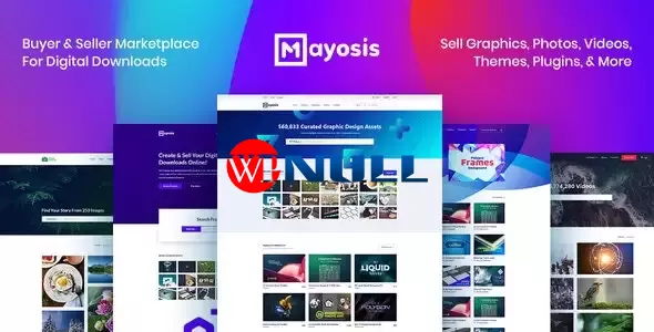 Mayosis v3.6.9 – Digital Marketplace WordPress Theme