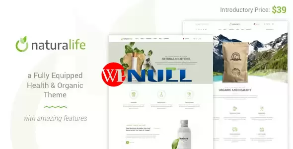 NaturaLife v1.9.9 – Health & Organic WordPress Theme