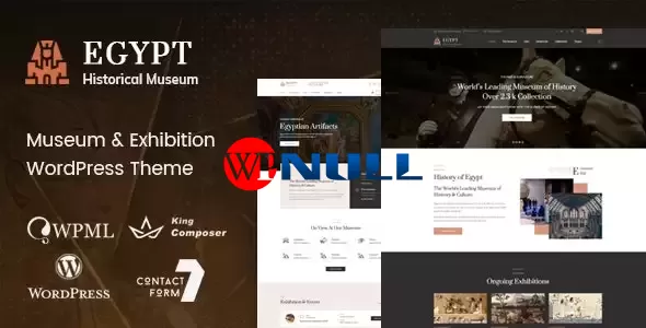 Egypt v1.9 – Museum & Exhibition WordPress Theme