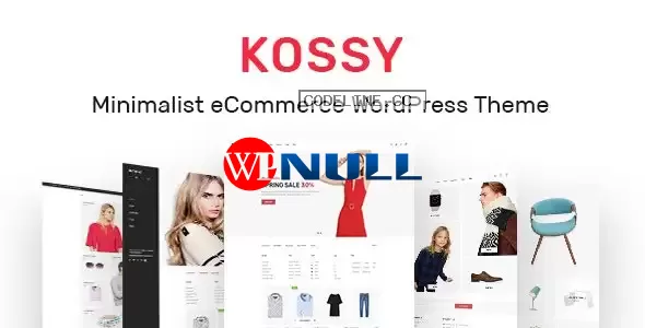 Kossy v1.28 – Minimalist eCommerce WordPress Theme