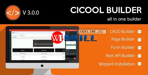 Cicool v3.4.1 – Page, Form, Rest API and CRUD Generator