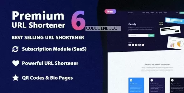 Premium URL Shortener v6.6.2 – Link Shortener, Bio Pages & QR Codes