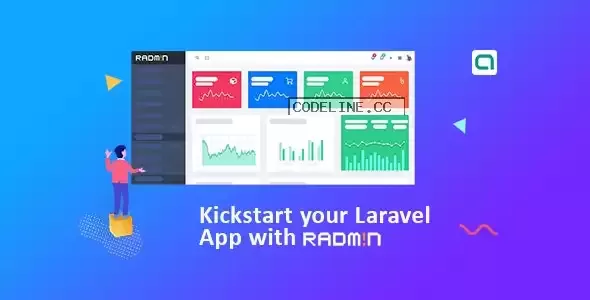 Radmin v3.2.0 – Laravel Admin starter with REST API, User Roles & Permission