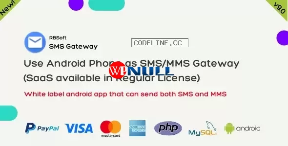 SMS Gateway v9.0.2 – Use Your Android Phone as SMS/MMS Gateway (SaaS)