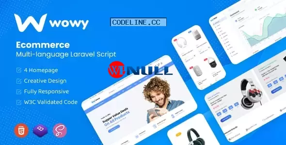 Wowy v1.11.2 – Multi-language Laravel eCommerce Script
