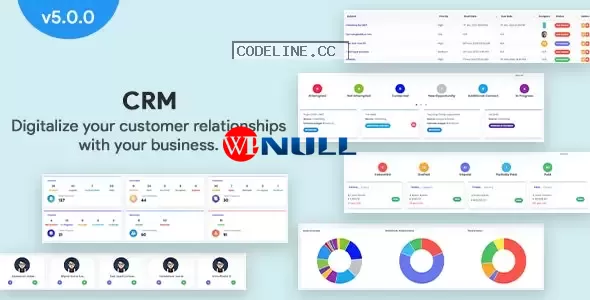 CRM v5.0.0 – Laravel CRM with Project Management, Tasks, Leads, Invoices, Estimates and Goals