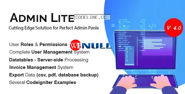 Admin Lite v4.0 – PHP Admin Panel + User Management