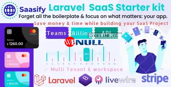 Saasify v2.0 – advance Laravel SaaS Starter kit