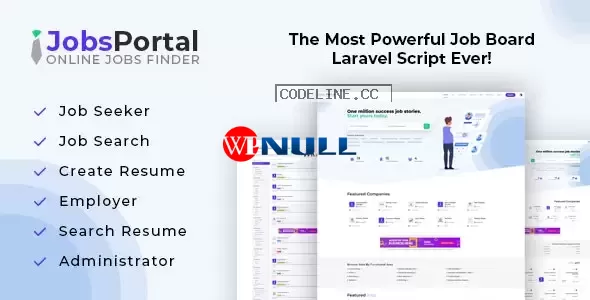 Jobs Portal v3.6 – Job Board Laravel Script