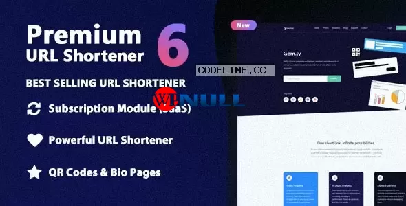 Premium URL Shortener v6.9.1 – Link Shortener, Bio Pages & QR Codes