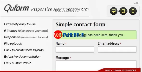 Quform v2.5.2 – Responsive Ajax Contact Form
