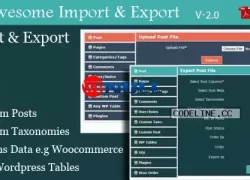 WordPress Awesome Import & Export Plugin v3.4.1
