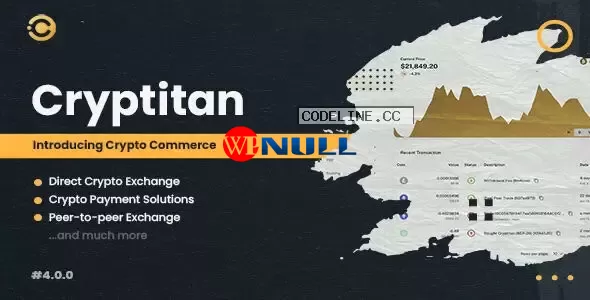 Cryptitan v4.0.0 – Multi-featured Crypto Software & Digital Marketplace