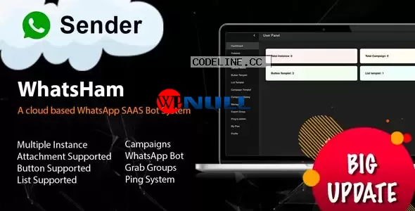 WhatsHam v2.0.5 – A cloud based WhatsApp SAAS System