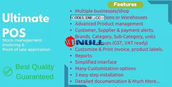 Ultimate POS v5.0.2 – Best ERP, Stock Management, Point of Sale & Invoicing application –